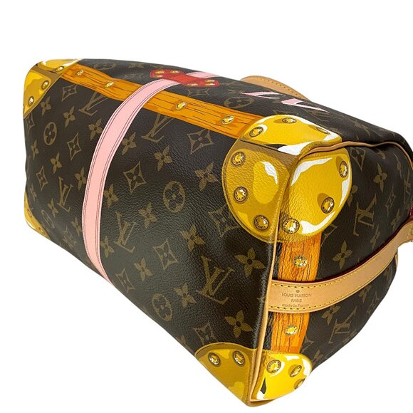 Louis Vuitton Monogram Summer Trunks Speedy 30 - Picture 7 of 11